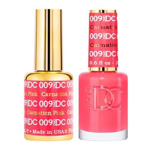 DND DC 009 Carnation Pink - Gel & Matching Polish Set - DND DC Gel & Lacquer