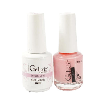 Gelixir 009 Peach - Gel Nail Polish 0.5 oz