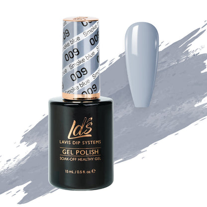 LDS 009 Smoke Blue - LDS Healthy Gel Polish 0.5oz