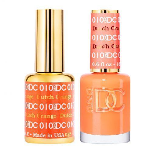 DND DC 010 Dutch Orange - Gel & Matching Polish Set - DND DC Gel & Lacquer