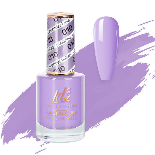 LDS 010 Lavender Ballad - LDS Healthy Nail Lacquer 0.5oz