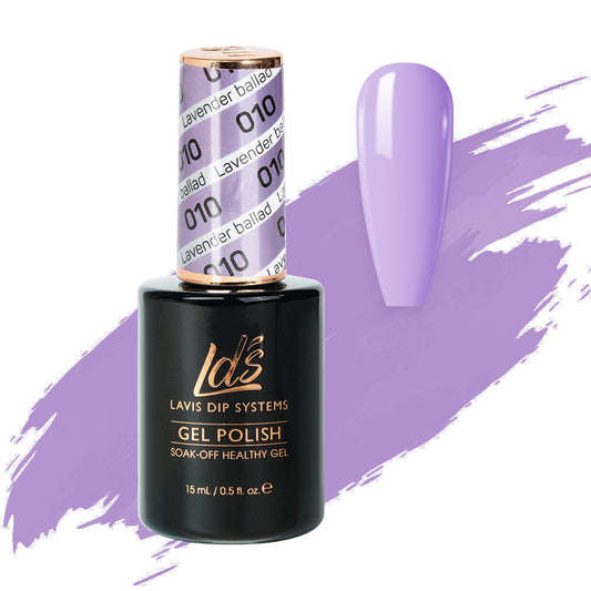 LDS 010 Lavender Ballad - LDS Healthy Gel Polish 0.5oz