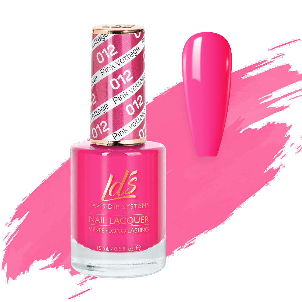 LDS 012 Pink Vottage - LDS Healthy Nail Lacquer 0.5oz