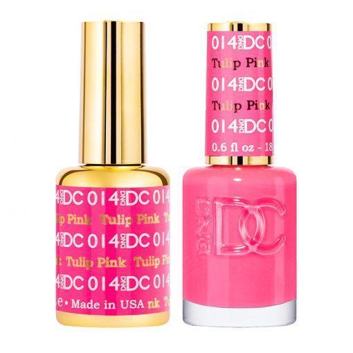 DND DC 014 Tulip Pink - Gel & Matching Polish Set - DND DC Gel & Lacquer