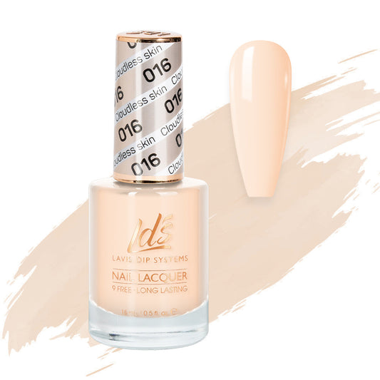 LDS 016 Cloudless Skin - LDS Healthy Nail Lacquer 0.5oz