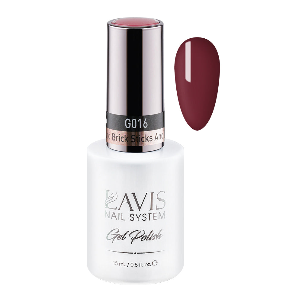 LAVIS 016 Sticks And Bricks - Gel Polish 0.5oz