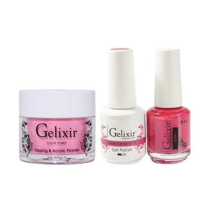 Gelixir 3 in 1 -  017 Deep Cerise - Acrylic & Dip Powder, Gel & Lacquer