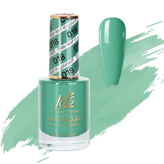 LDS 018 Bee-Leaf In Yourself - LDS Healthy Nail Lacquer 0.5oz