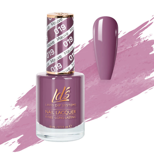 LDS 019 Mauve - LDS Healthy Nail Lacquer 0.5oz