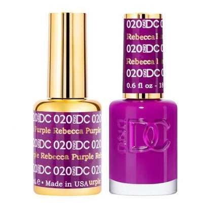 DND DC 020 Rebecca Purple - Gel & Matching Polish Set - DND DC Gel & Lacquer