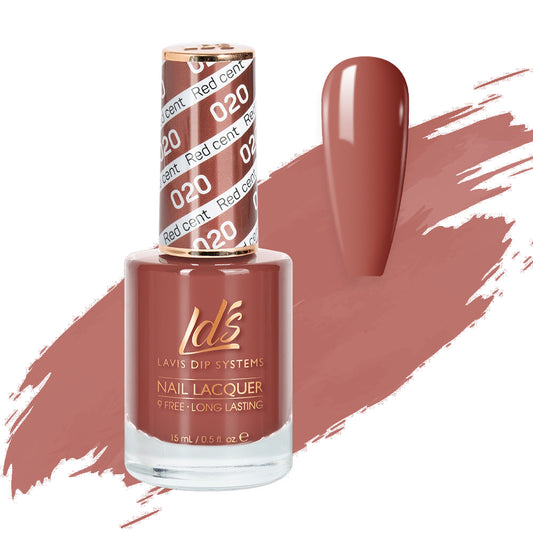 LDS 020 Red Cent - LDS Healthy Nail Lacquer 0.5oz