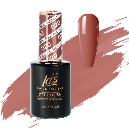 LDS 020 Red Cent - LDS Healthy Gel Polish 0.5oz