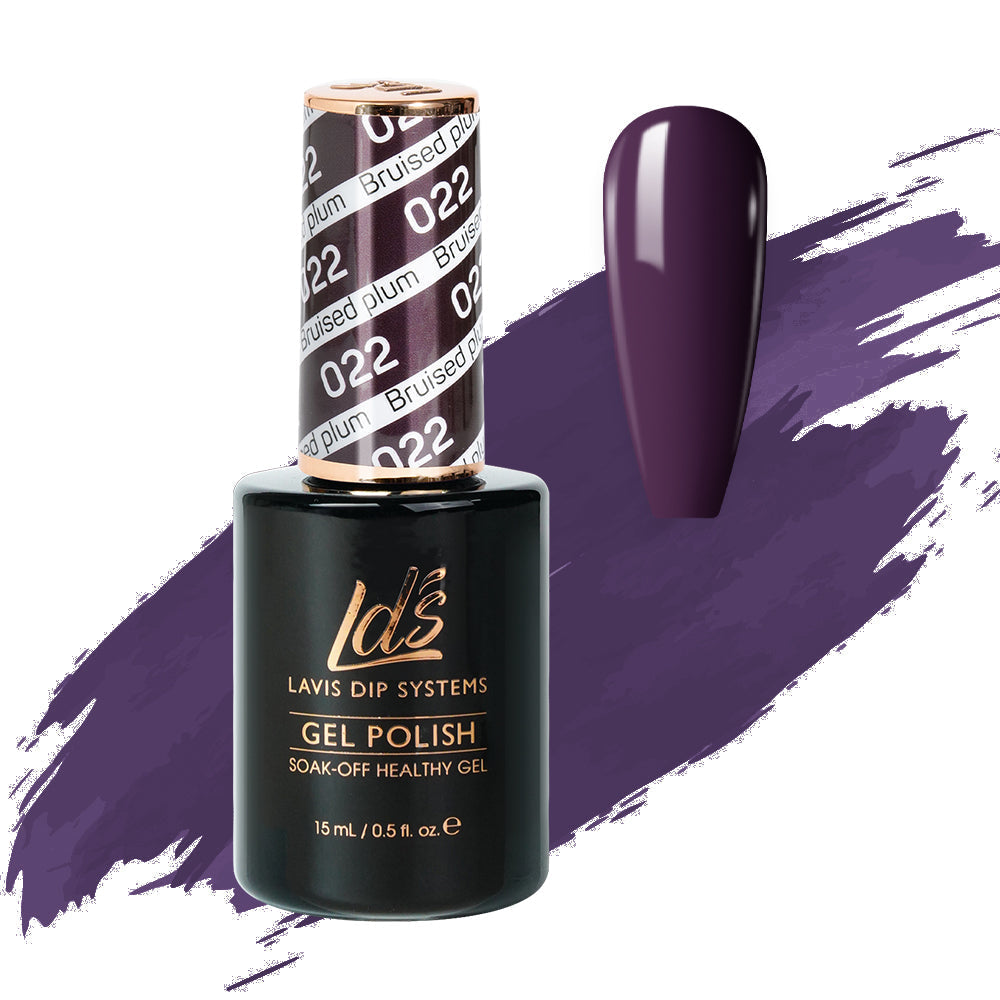 LDS 022 Bruised Plum - LDS Healthy Gel Polish 0.5oz