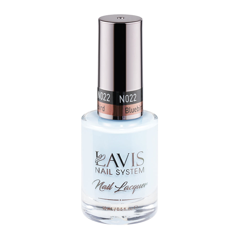  LAVIS 022 Bluebird - Nail Lacquer 0.5 oz by LAVIS NAILS sold by DTK Nail Supply