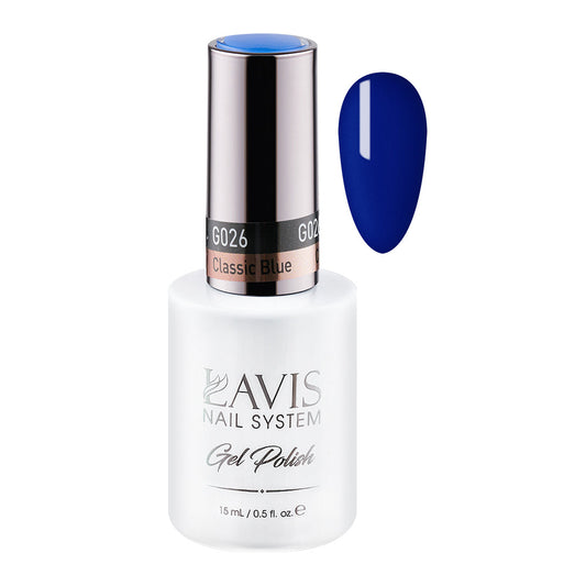 LAVIS 026 Classic Blue - Gel Polish 0.5oz