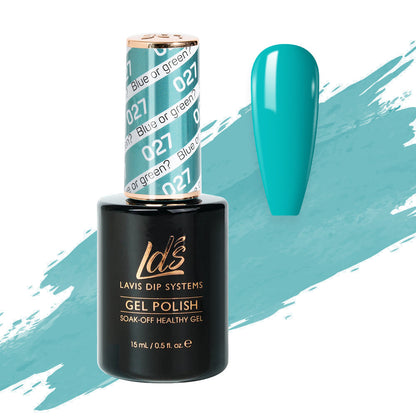 LDS 027 Blue Or Green - LDS Healthy Gel Polish 0.5oz