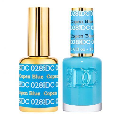 DND DC 028 Copen Blue - Gel & Matching Polish Set - DND DC Gel & Lacquer