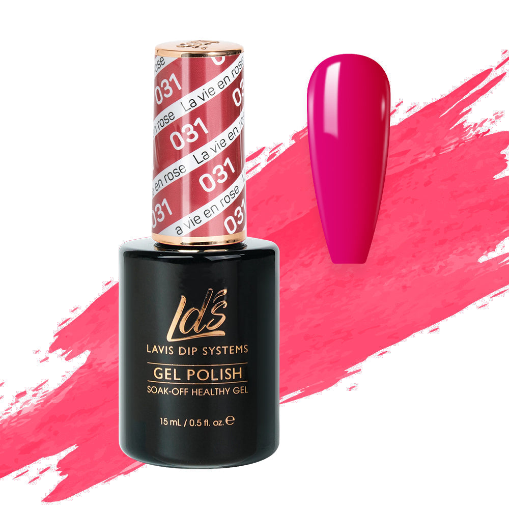 LDS 031 La Vie En Rose - LDS Healthy Gel Polish 0.5oz