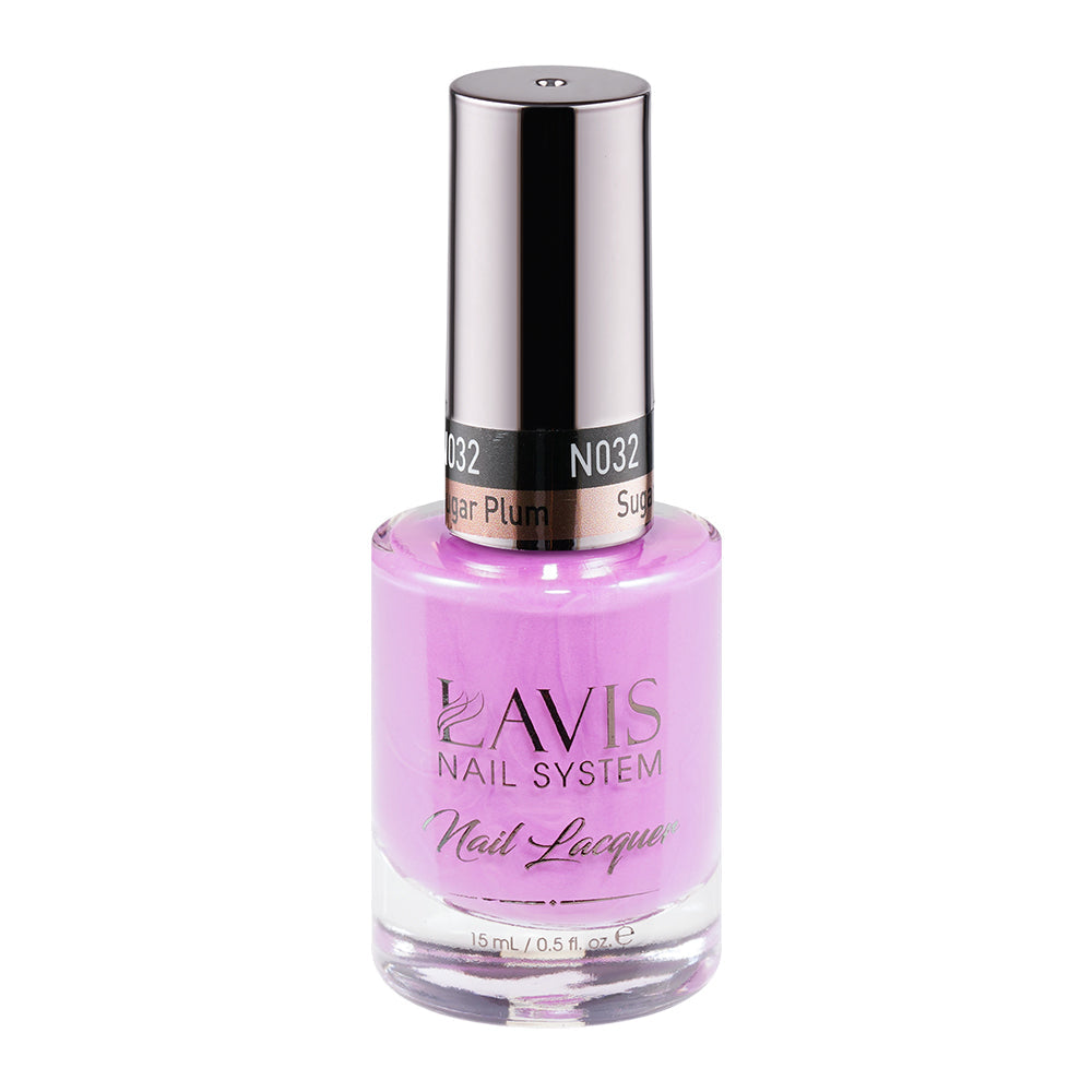  LAVIS 032 Sugar Plum - Nail Lacquer 0.5 oz by LAVIS NAILS sold by DTK Nail Supply