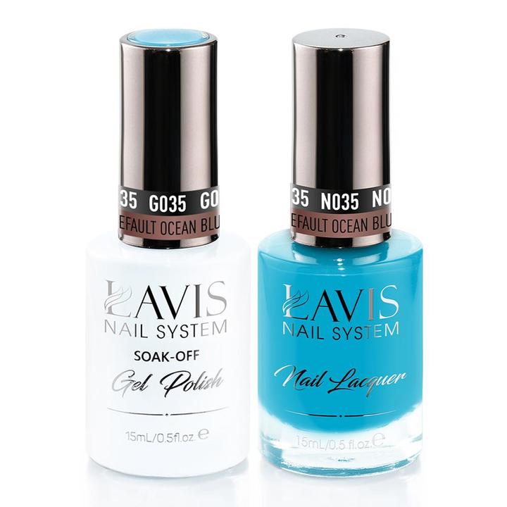 LAVIS Holiday Gift Bubdle: 4 Gel Polishes, 1 Base Gel, 1 Top Gel - 073 035 036 085