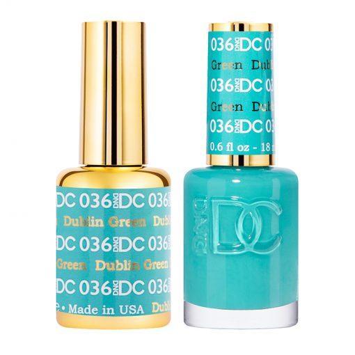 DND DC 036 Dublin Green - Gel & Matching Polish Set - DND DC Gel & Lacquer