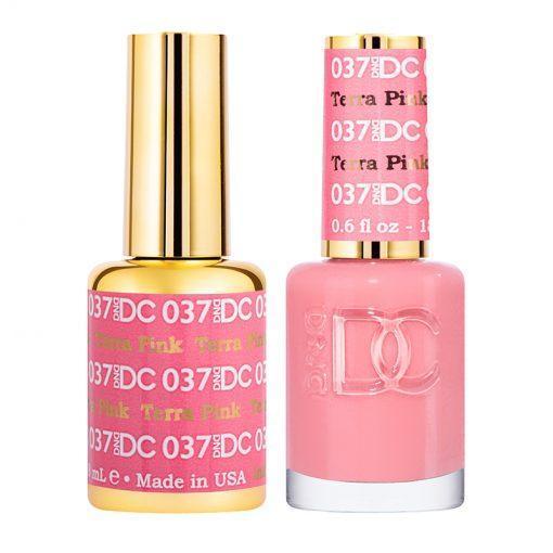 DND DC 037 Terr Pink - Gel & Matching Polish Set - DND DC Gel & Lacquer