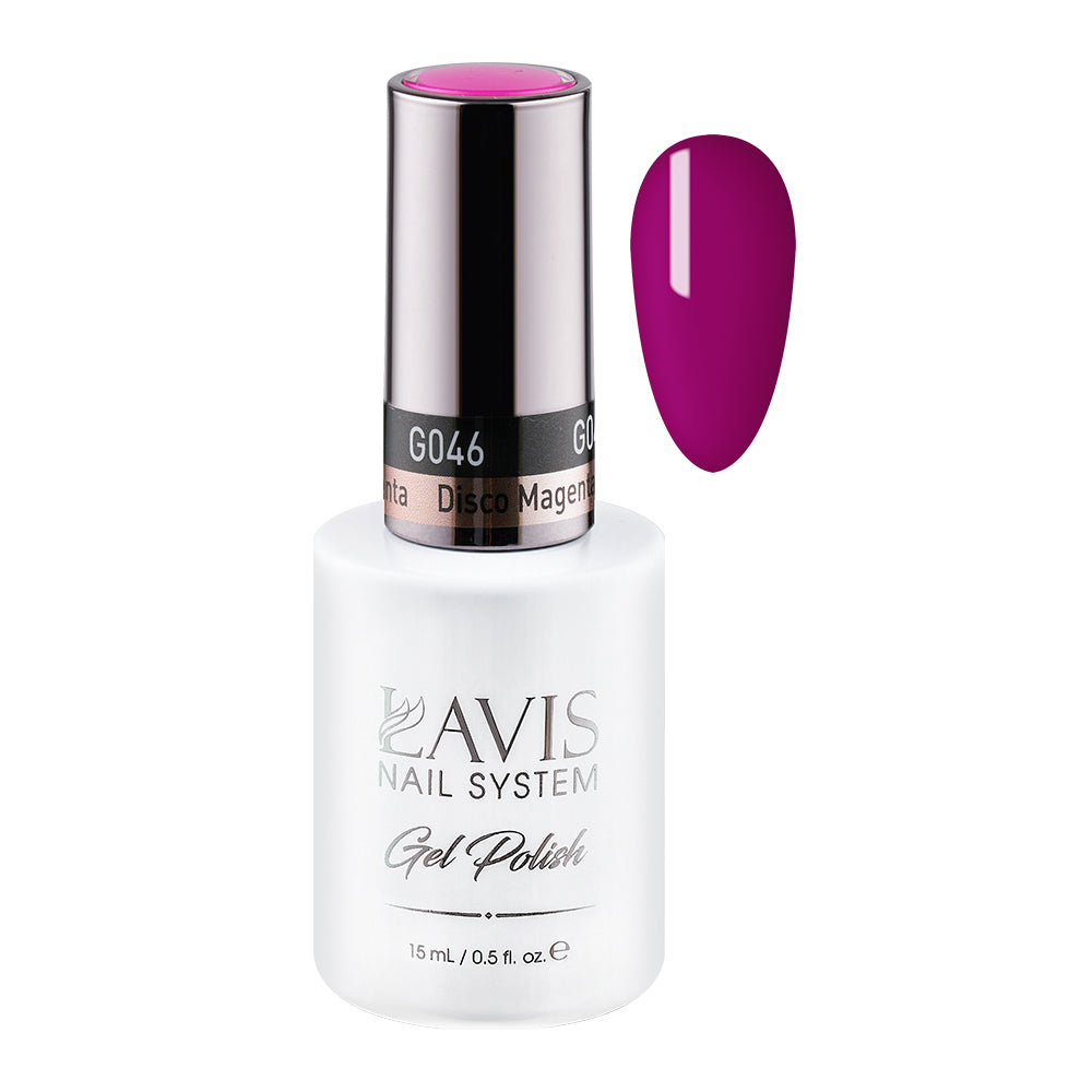 LAVIS 046 Disco Magenta - Gel Polish 0.5oz