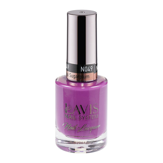  LAVIS 049 Royal Sugarplum - Nail Lacquer 0.5 oz by LAVIS NAILS sold by DTK Nail Supply