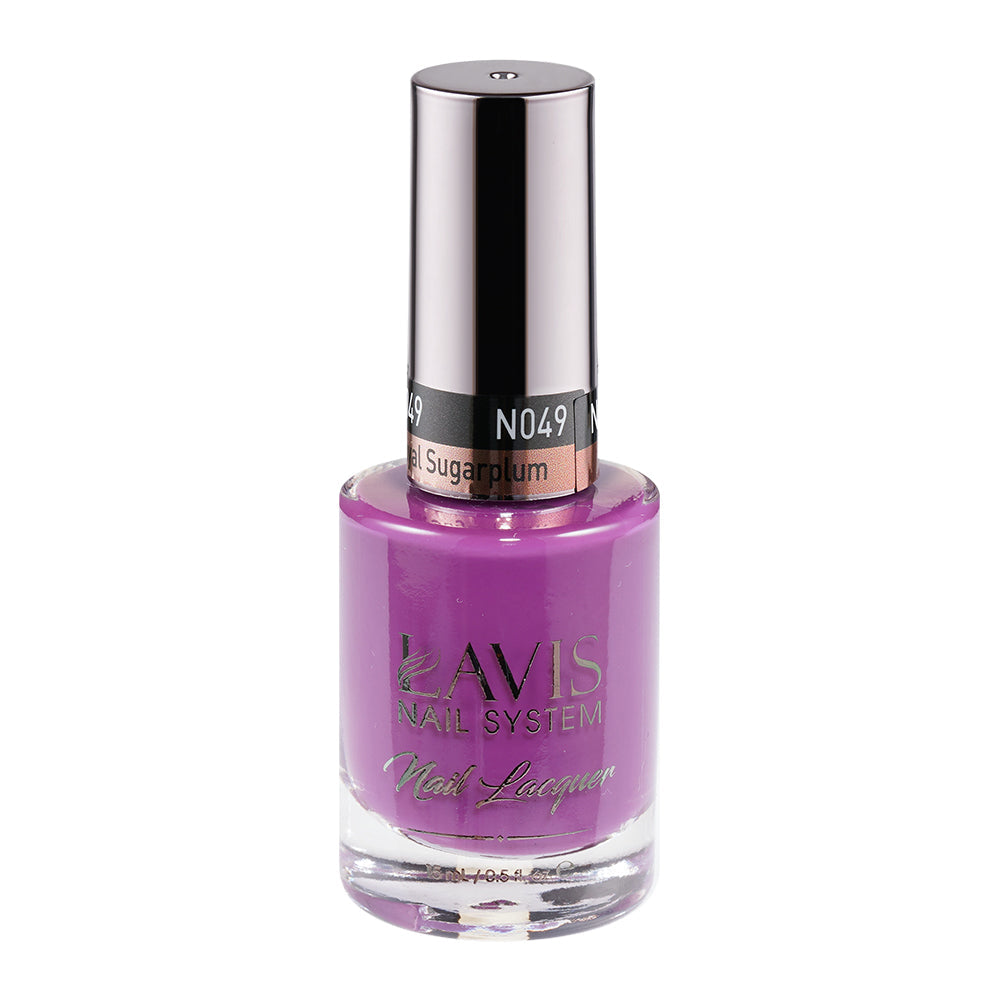  LAVIS 049 Royal Sugarplum - Nail Lacquer 0.5 oz by LAVIS NAILS sold by DTK Nail Supply