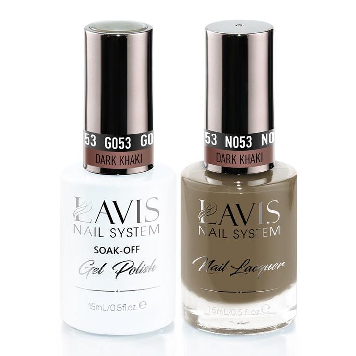 LAVIS Holiday Gift Bubdle: 4 Gel Polishes, 1 Base Gel, 1 Top Gel - 079, 053, 056, 012