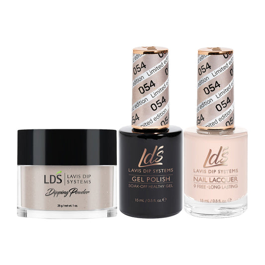 LDS 3 in 1 - 054 Limited Editon - Dip (1oz), Gel & Lacquer Matching