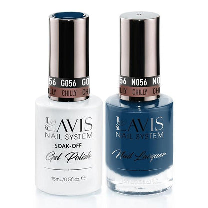 LAVIS Holiday Gift Bubdle: 4 Gel Polishes, 1 Base Gel, 1 Top Gel - 079, 053, 056, 012