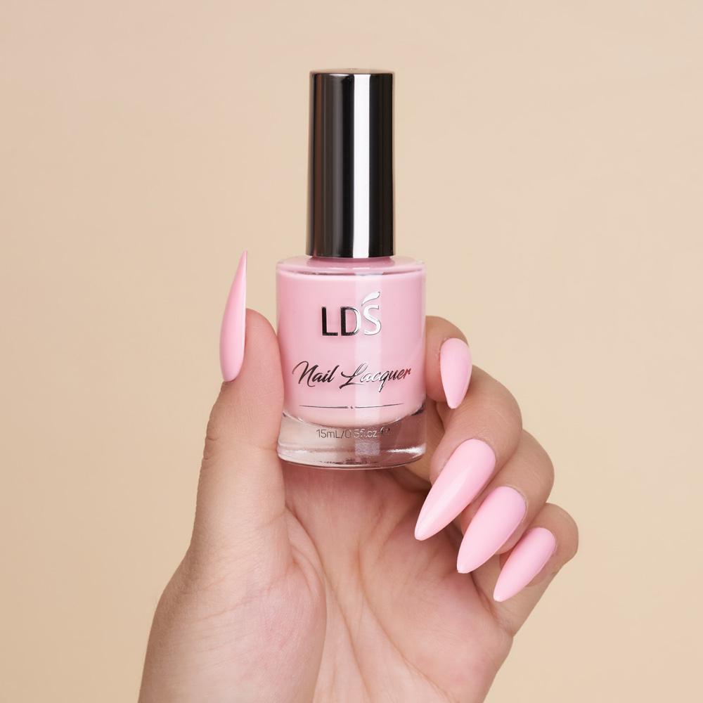 LDS 056 Cherry Blossom's Petals - LDS 2-IN-1 Gel Polish & Matching Nail Lacquer Duo Set - 0.5oz
