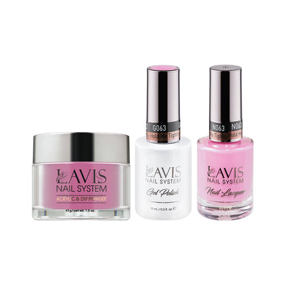 LAVIS 3 in 1 - 063 Hold Me Tightly - Acrylic & Dip Powder, Gel & Lacquer