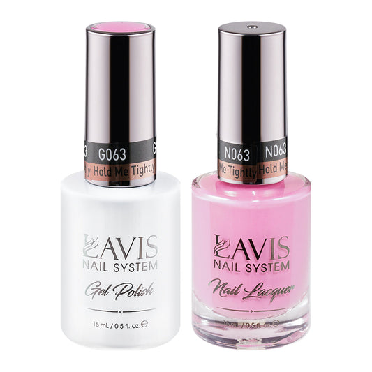 LAVIS 063 Hold Me Tightly - Gel Polish & Matching Nail Lacquer Duo Set - 0.5oz