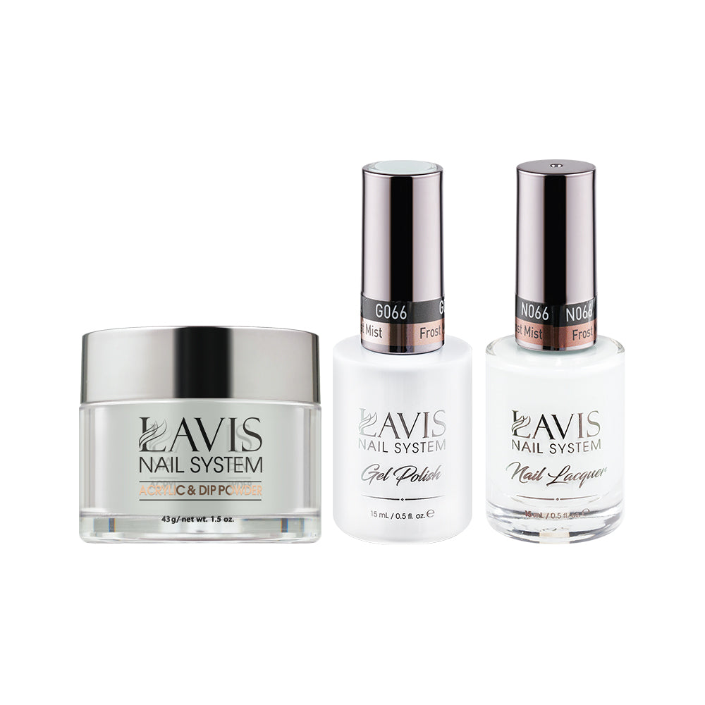 LAVIS 3 in 1 - 066 Frost Mist - Acrylic & Dip Powder, Gel & Lacquer