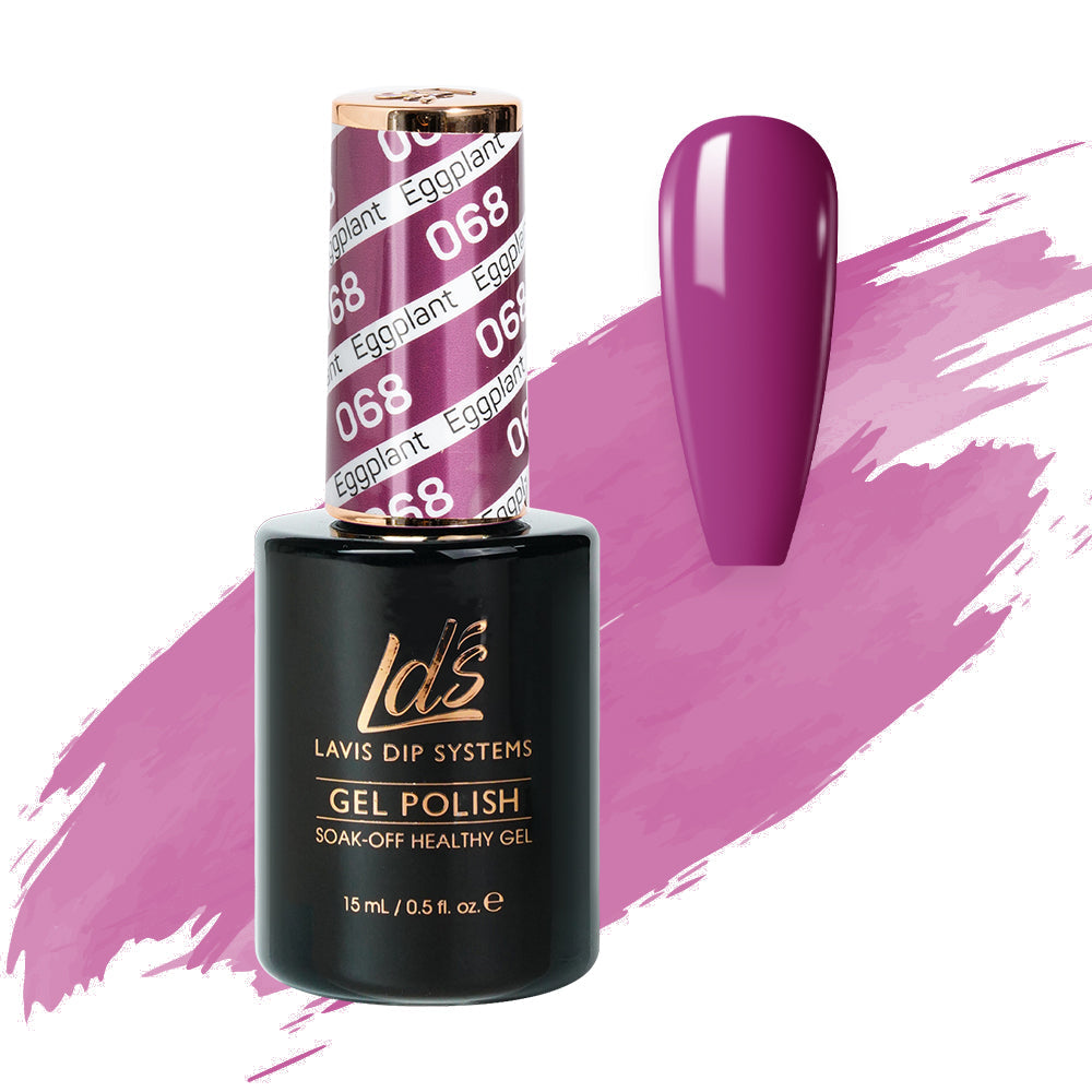 LDS 068 Eggplant - LDS Healthy Gel Polish 0.5oz