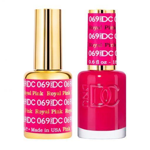 DND DC 069 Royal Pink - Gel & Matching Polish Set - DND DC Gel & Lacquer