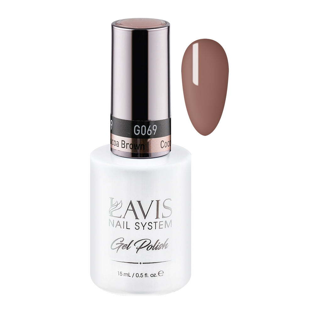 LAVIS 069 Cocoa Brown - Gel Polish 0.5oz