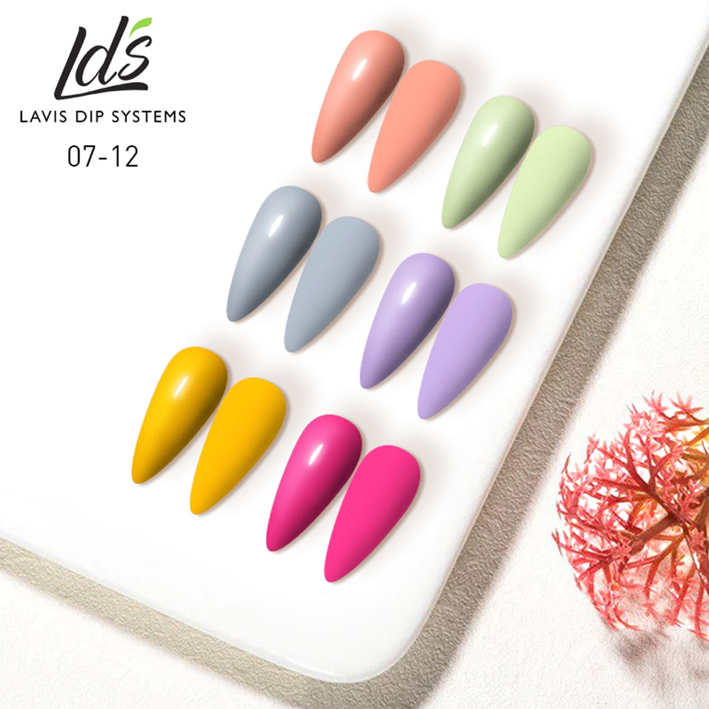 LDS Healthy Gel Color Set (6 colors) : 7 to 12