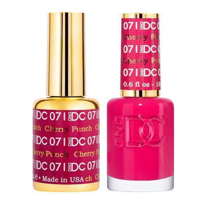 DND DC 071 Cherry Punch - Gel & Matching Polish Set - DND DC Gel & Lacquer