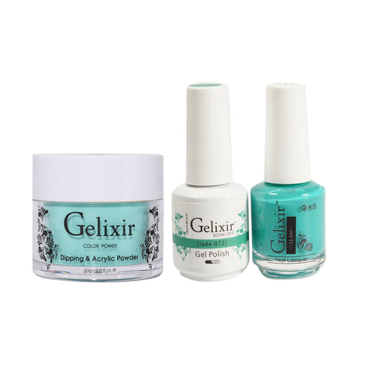 Gelixir 3 in 1 -  072 Jade - Acrylic & Dip Powder, Gel & Lacquer