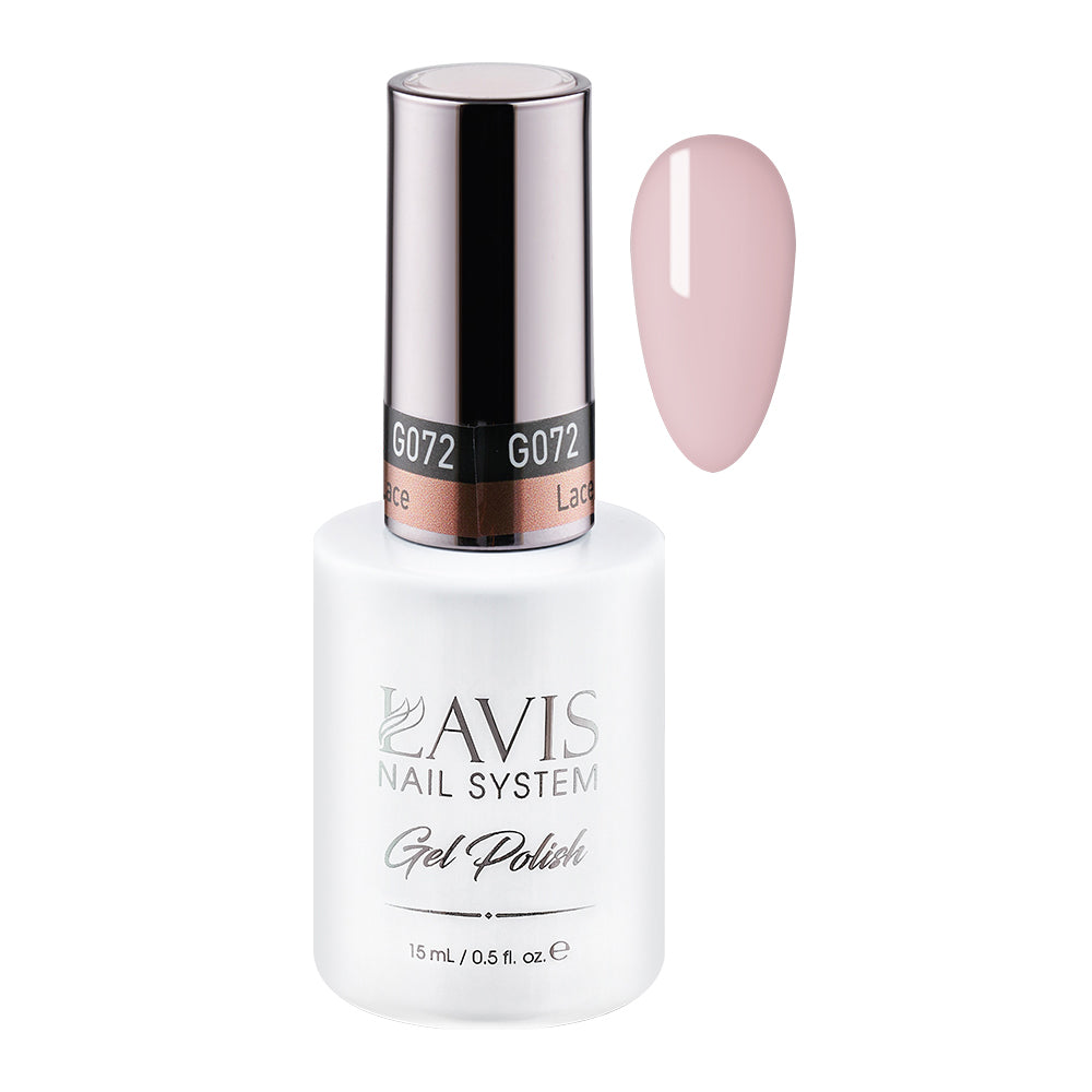 LAVIS 072 Lace - Gel Polish 0.5oz