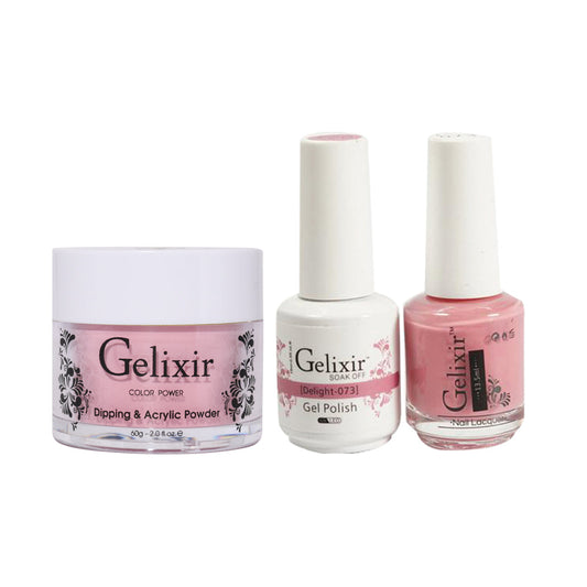 Gelixir 3 in 1 -  073 Delight - Acrylic & Dip Powder, Gel & Lacquer