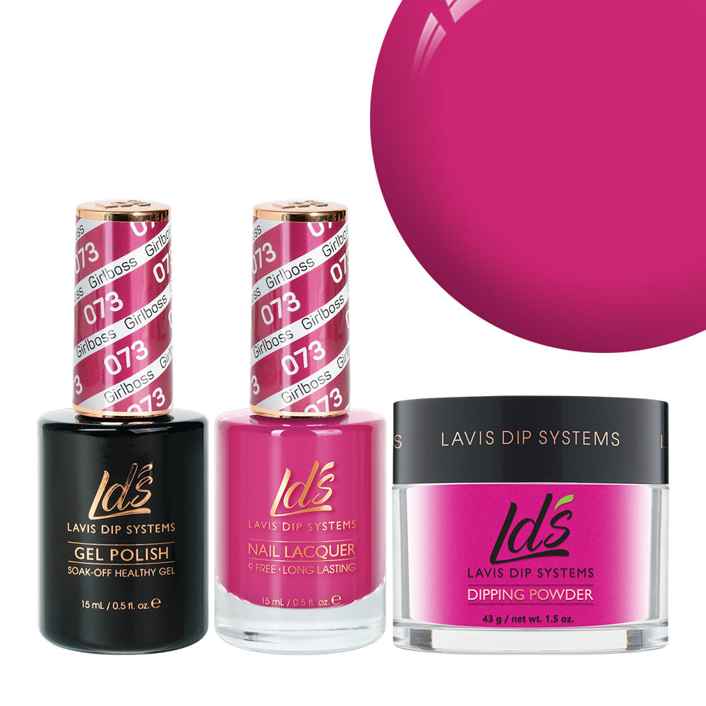 LDS 3 in 1 - 073 #Girlboss - Dip (1.5oz), Gel & Lacquer Matching