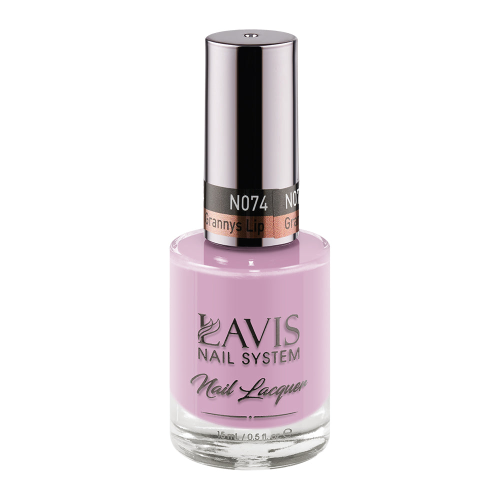  LAVIS 074 Grannys Lip - Nail Lacquer 0.5 oz by LAVIS NAILS sold by DTK Nail Supply