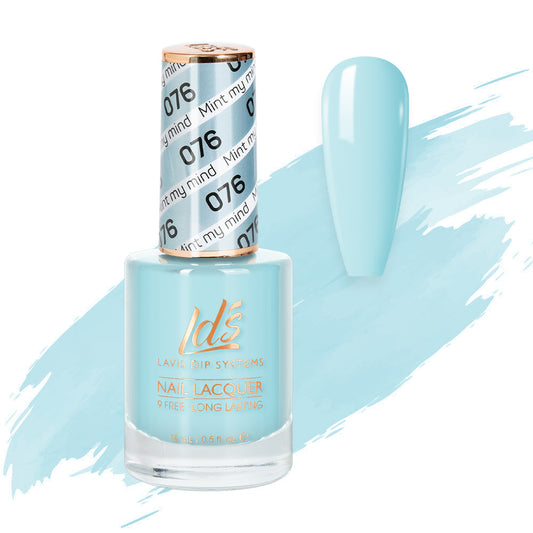 LDS 076 Mint My Mind - LDS Healthy Nail Lacquer 0.5oz