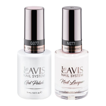 LAVIS 077 Undiscovered Attraction - Gel Polish & Matching Nail Lacquer Duo Set - 0.5oz