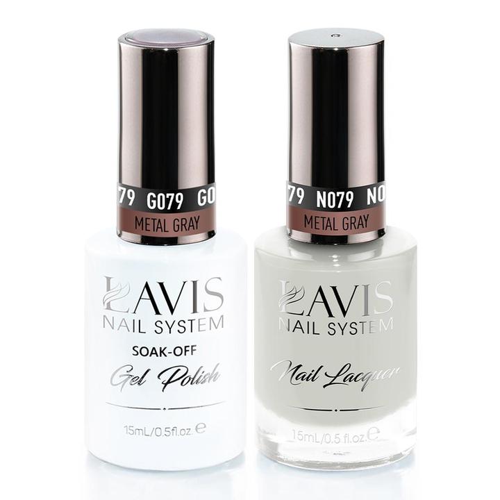 LAVIS Holiday Gift Bubdle: 4 Gel Polishes, 1 Base Gel, 1 Top Gel - 079, 053, 056, 012