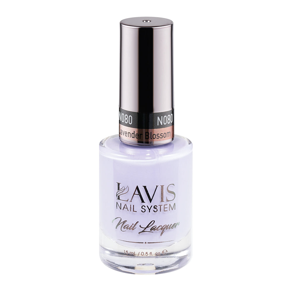  LAVIS 080 Lavender Blossom - Nail Lacquer 0.5 oz by LAVIS NAILS sold by DTK Nail Supply